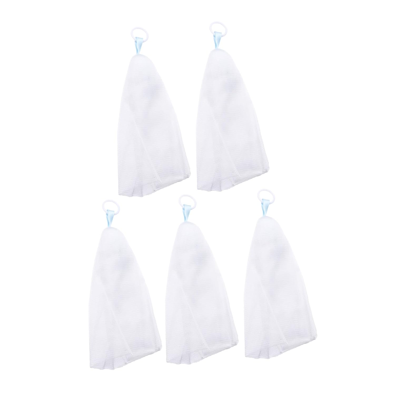 Foaming Mesh for Face and Body Cleansing Easy Maker Soap Net Sturdy Material and Hanging Rope