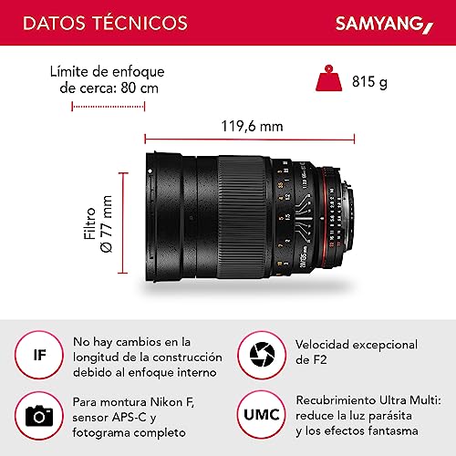 Objetivo Samyang 135mm f/2 para Nikon DSLR - Fernando Cortés