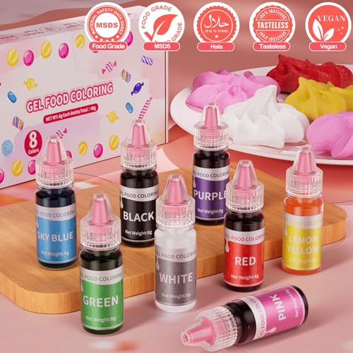 Cherrysea CS-6G 8COLOR Gel Food Coloring Set thumb #4