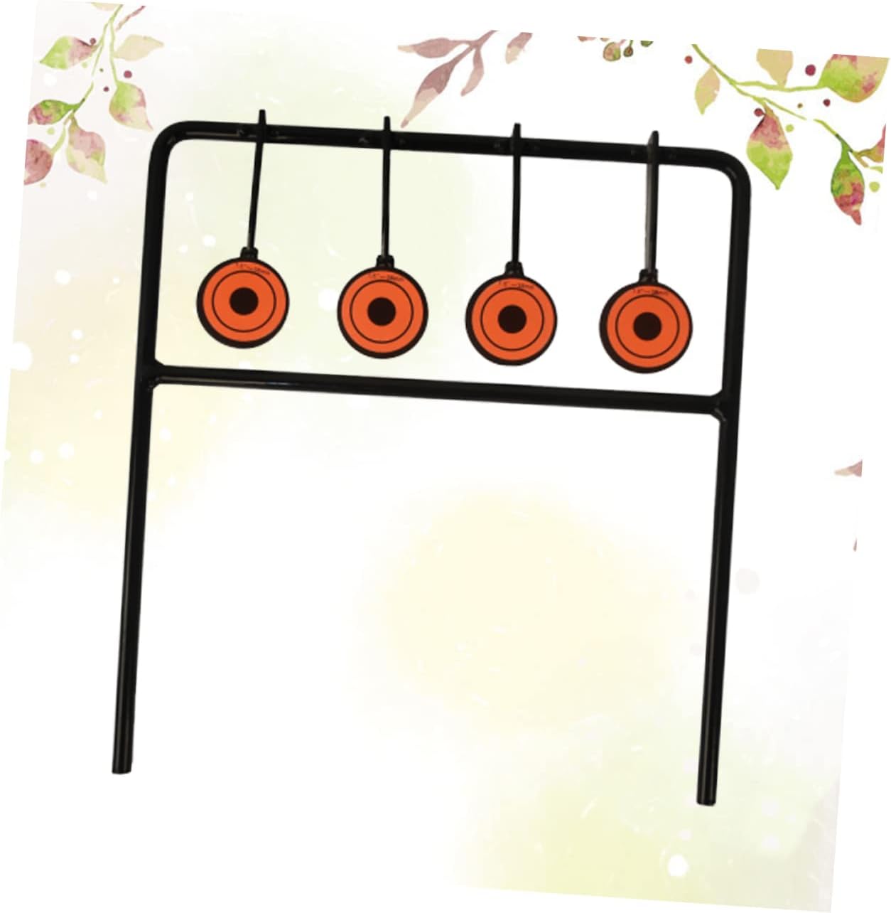 Four Head Iron Shooting Targets for Outdoor Hunting Practice Lightweight Game for Eye Coordination Family Fun Activities