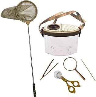 Danlai Bug Catcher Kit for Kids, Bug Catching Kit with Butterfly Net, Magnifying Glass, Insect Catcher, Bug Toys Kids Kit