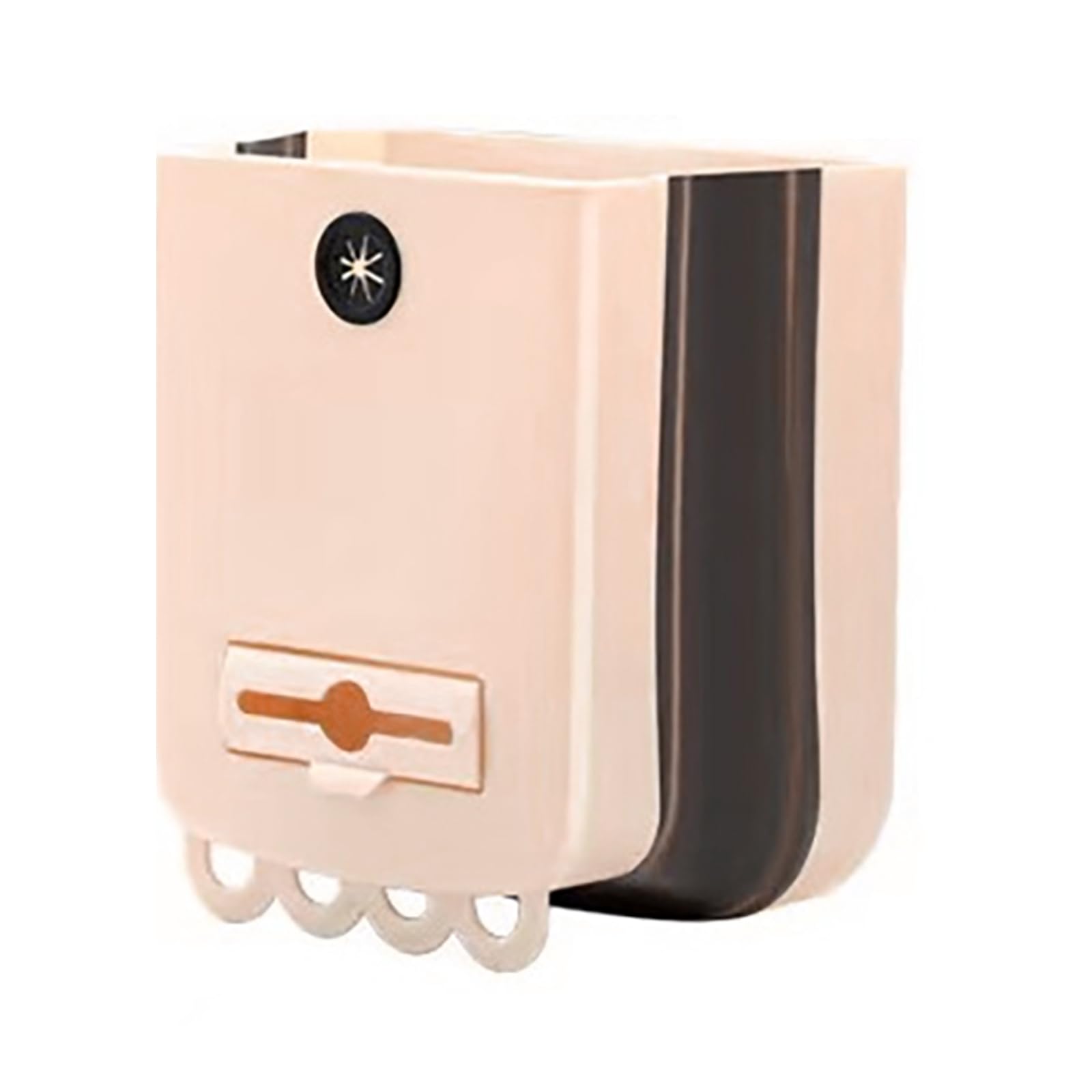 Tsophreniq Hanging Kitchen Trash Bin Folding Garbage Basket Foldable Food Waste Bins Bins for Kitchen Bathroom Car Camping Foldable Pail