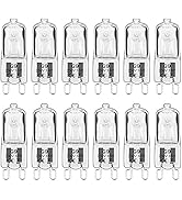 Lot De 3 Ampoules Halogènes Culot G9, 410 Lumens, 30w, 2700 Kelvins, Blanc Chaud Dimmable - Ampoule