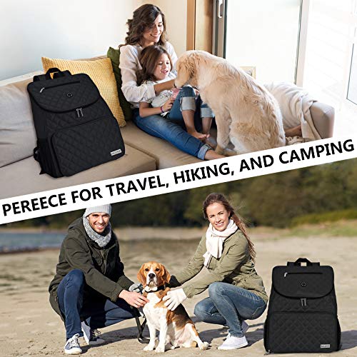 Baglher 丨Dog Travel Bag,Airline Approved Pet Supplies Backpack,Dog Travel Backpack With 2 Silicone Collapsible Bowls And 2 Food Baskets. #TOP5
