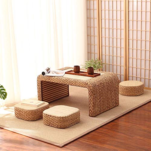 Table basse en rotin compacte pour optimiser un petit balcon - 3