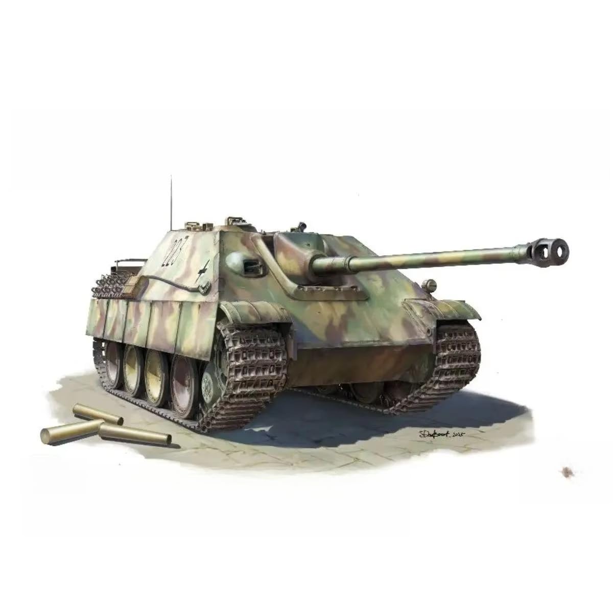 Modelo 35002 escala 1/35 Alemanha Jagdpanther G2 (Sd.Kfz.173) Kit