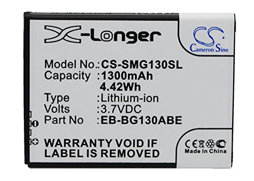 Replacement battery for SAMSUNG - Mobile, SmartPhone Battery - Galaxy Star 2 Duos, Galaxy Young 2, Galaxy Young 2 Duos, Galaxy Young II, SM-G130, SM-G130E, SM-G130H