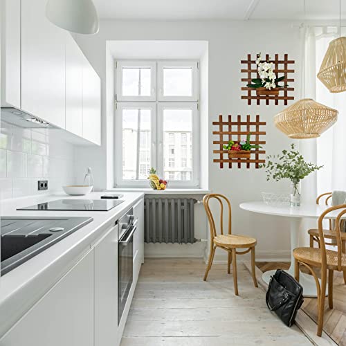 Gardevita Wall Planter - 2 Pack, Hanging Planters For Indoor Plants, Live Garden, Plant Wall, Wall Mount Plant Holder Stand Decor Garden Wall Trellis For Climbing Plants #TOP4