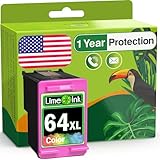 Limeink Remanufactured Ink Cartridge Replacement for HP 64XL Black Ink, Compatible with HP Envy Photo & Tango Printers, High Yield, 415 Pages, ISO Certified