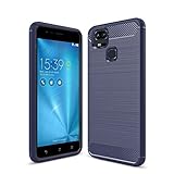 Manyip Funda ASUS ZenFone 3 Zoom,Funda Fibra de Carbono Anti-Rasguño y Resistente Huellas Dactilares Totalmente Protectora Caso de Cuero Cover Case Adecuado para el ASUS ZenFone 3 Zoom