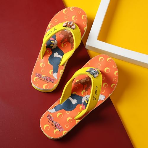 Image of YOHO Slippers for Kids|Comfortable and Lightweight FlipFlop|WB Cartoon & Comic Characters: Batman, Superman, PPG, Tom & Jerry, Scooby Do and We Bare Bears Footwear for Girls & Boys