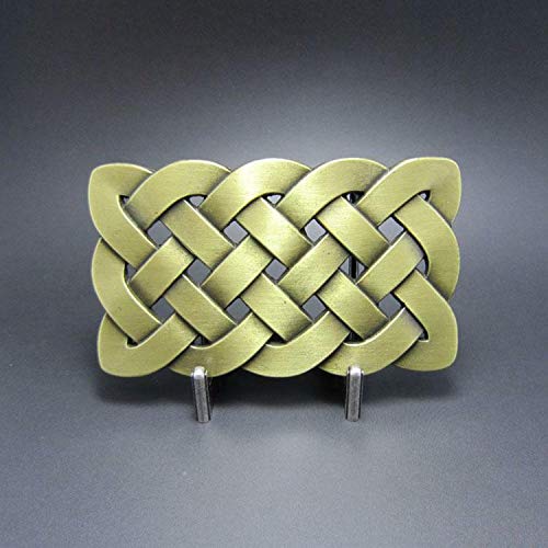 Irish Celtic Knots Bronze Antique Vintage Mediaval Belt Buckle (Make Your Own Design With Pictures)