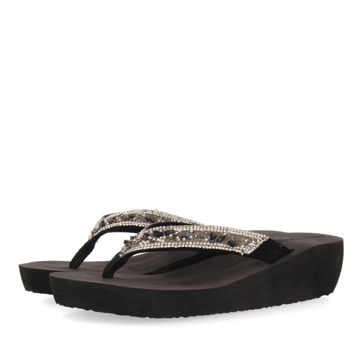 Gioseppo Women's MEZZAGO Flip-Flop, Black, 5 UK