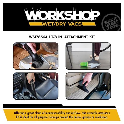 image for WORKSHOP Wet/Dry Vacs Shop Vacuum Accessories WS17856A Locking Attachm