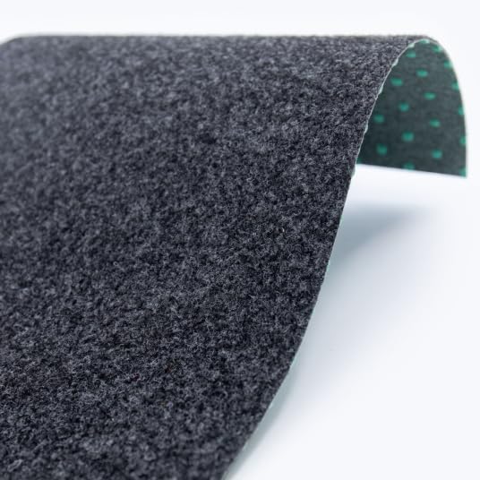 Decoweb Moquette d'extérieur sur plots - Terrasse et Balcon - Gris Anthracite - Rouleau de 2m x 15m