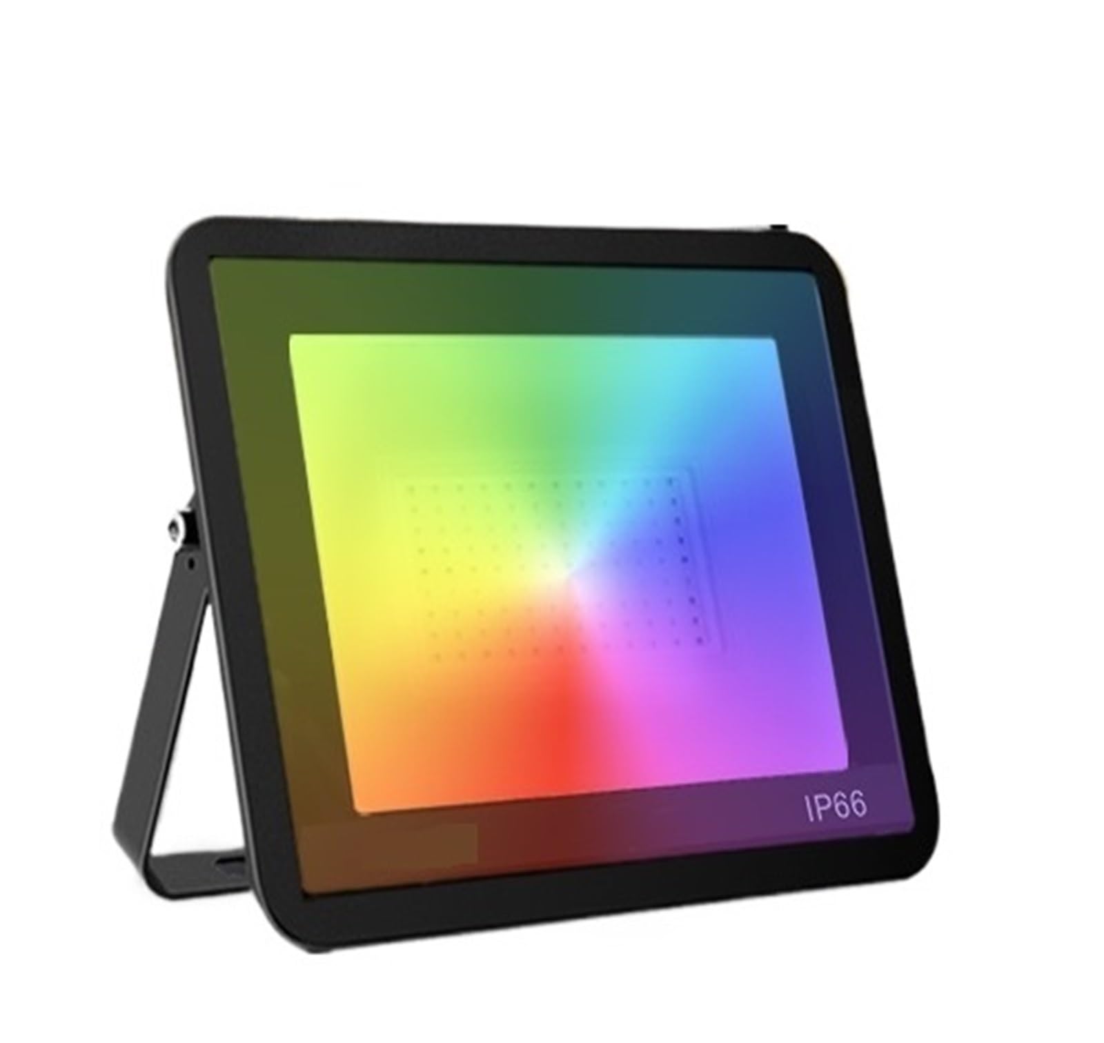 LLOOPK LED Flood Light, RGB Spotlight Outdoor Lighting LED Tuya Intelligent 30W 50W 100W Adjustable Light with Voice Control Floodlight(30W Changeable)