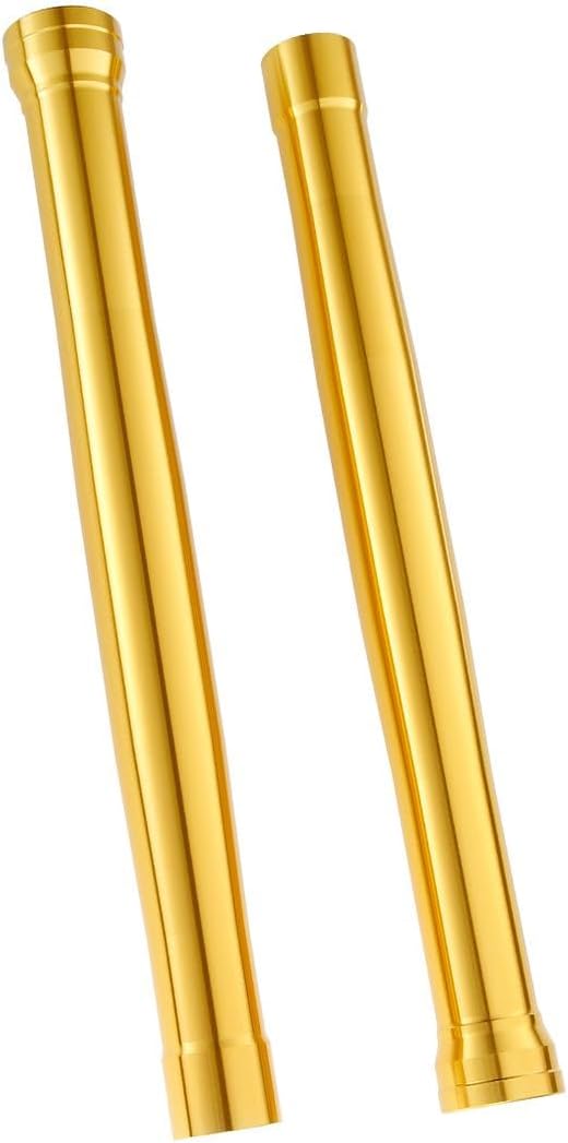 LANBAO Front Outer Fork Tubes Fork Pipes For Yamaha FZ09 FZ-09 2016 2017 540mm 1RC-23126-11-00 Gold Shock Pipes