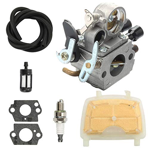 HLPIGF Carburetor Tune Up Kit for MS171 MS181 MS211 ZAMA C1Q-S269 Carb Chainsaw