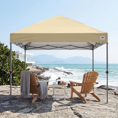 ABCCANOPY Pop Up Canopy - Outdoor Patio Portable Canopy Tent Heavy Duty for Backyard and Deck with 4 Sandbags(Flower, 10x10) by ABCCANOPY - Image 5