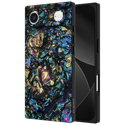 Image of FLAUNT Official Square iPhone Air Case - Abalone Shell | Phone Cover for iPhone Air - Compatible with MagSafe and Wireless Charging - Drop-Tested Shockproof Designer Hard Cover