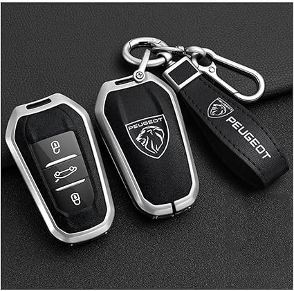 Coque de clé pour Peugeot 208 308 et 2008 étui de protection noir