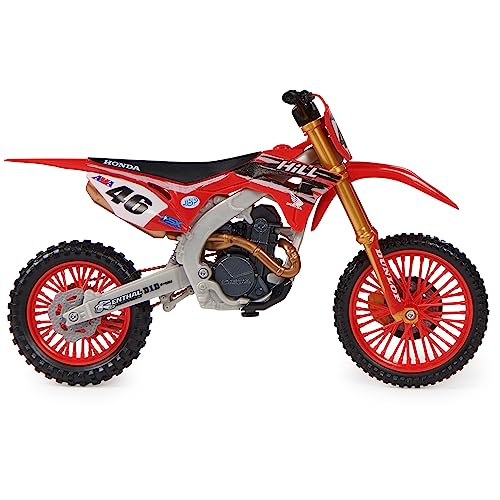 Supercross, Authentic Justin Hill 1:10 Scale Collector Die-Cast Toy Motorcycle Replica with Race Stand, for Collectors and Kids Age 5 and Up - Image 6