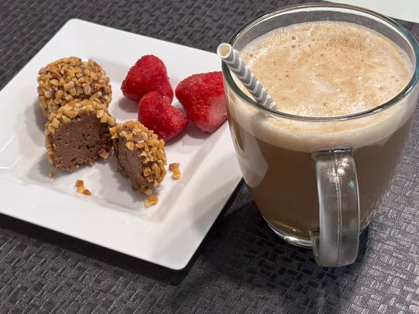 Miniatura 6 de Bolas de queso Carbolicious bajas en carbohidratos con corteza de nuez, aprobadas por Keto, crujientes sabrosas, 9 piezas, certificado Kosher de 8.6