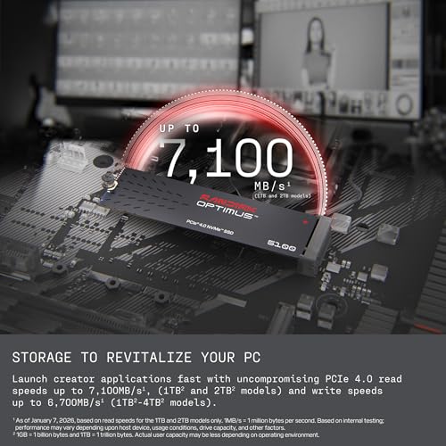Image of SANDISK Optimus 5100 NVMe SSD, 500GB, Upto 6600MB /s R, 5600MB /s W, 5Y Warranty, PCIe Gen 4 NVMe M.2 (2280), Gaming Storage, Internal Solid State Drive (SDSP51500GAN-000E0)