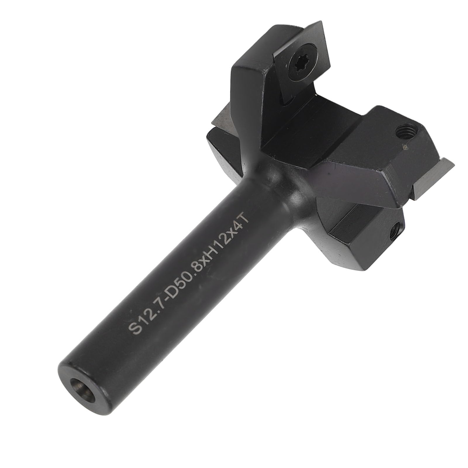 Punta per router da superficie, 4 scanalature, gambo da 1/2 pollice, diametro di taglio 2 pollici; punta per smussatura per lavorazione del legno; fresa piallatrice con lame in