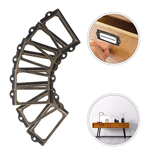 ULTECHNOVO 30 Peças de Ferro Antigo Moldura Titular Do Cartão Copo Puxar Alça Gaveta Caixa Estante P