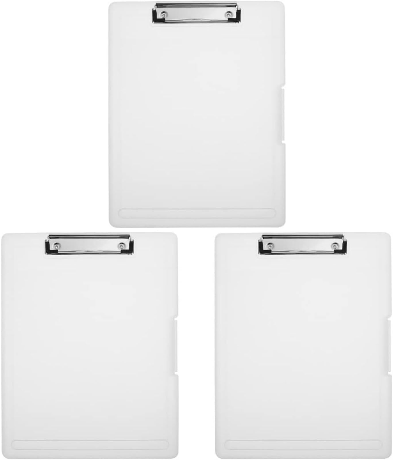Klemmbrett-Ordner, Klemmbretter, Halter for Klassenzimmer, Schüler, Kunststoff, niedriger Ordner, Klemmbretter, Klemmbrett mit Stift, mit Papier, Brief, bequemes Schreiben, faltbar, 3 Stück