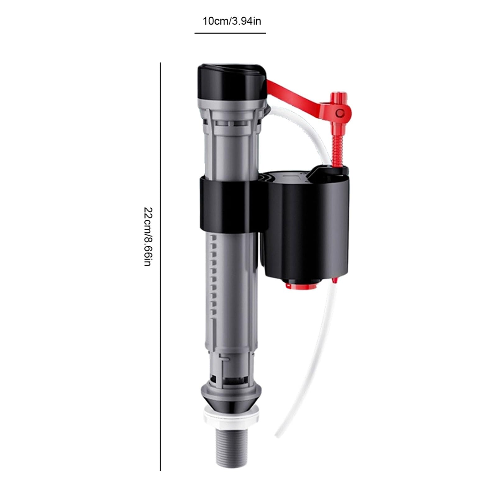 VáLvula De Descarga Para Inodoro Toilet Tank Flush Valve Adjustable Height Replacement Kit 19.5-30.5cm Toilets Filling Valves for Repair