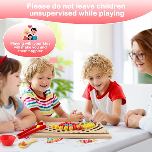 50% Off INIFEIDALA Montessori Wooden Counting Toy for Ages 3-6 - Image 7
