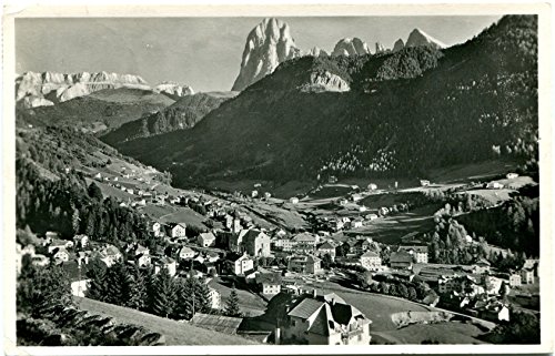 1952 Ortisei m. 1236 Sassolungo m. 3178 Val Gardena Dolomiti Brescia FP B/N VG Cartolina Postale