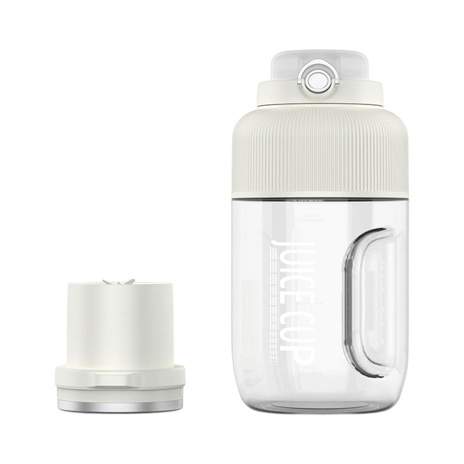 Uqezagpa White Juices Maker Large Mixers Juicing Tool Travel Juices Makers Powerful Juicings Device Suitable For Making Beverages Blenders Cup