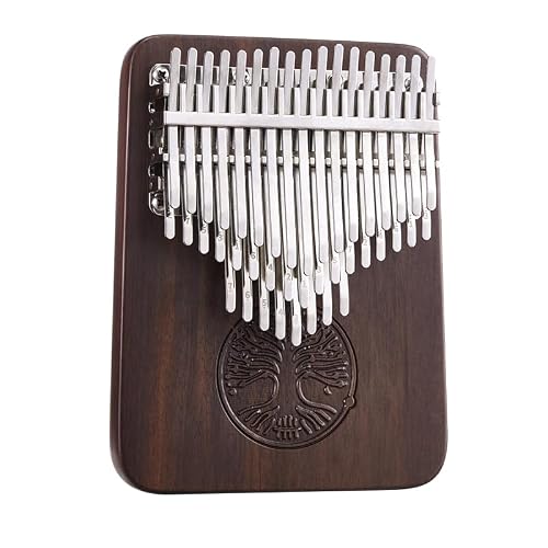 HLURU 42-Key Triple Row Walnut Life Tree