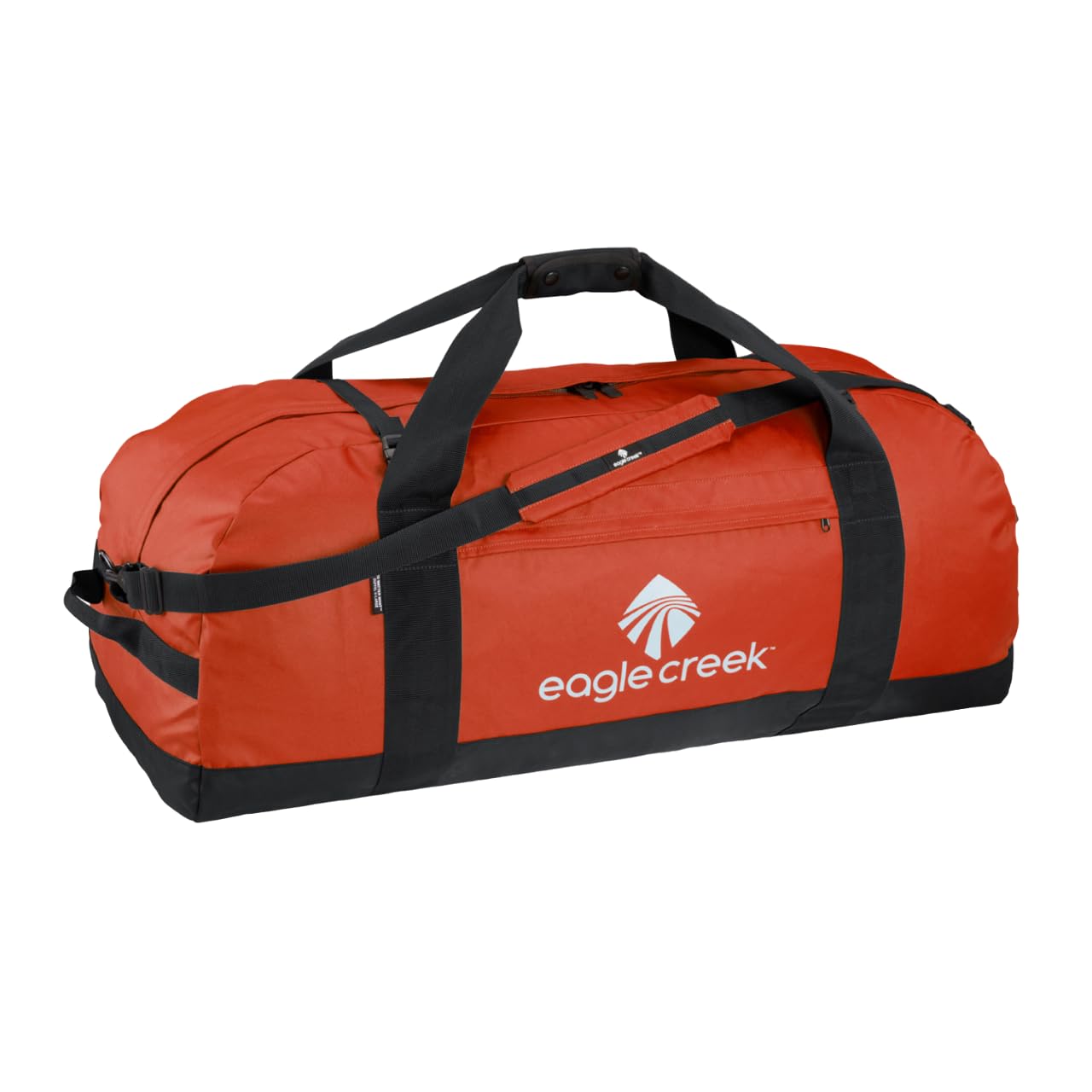 Eagle CreekNo Matter What Duffle Bag for Travel - Durable and Water-Resistant, with Removable Shoulder Strap, Compression Straps, and Storage Pouch, Red Clay, 110L, No Matter What Duffel