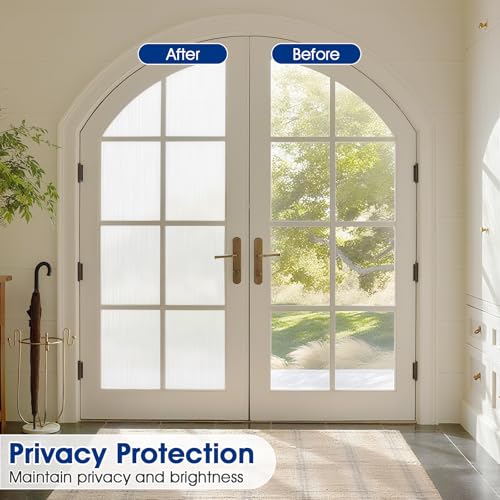 Película de privacidad para ventana de vidrio mate 17.5 x 118.1 in miniatura 3