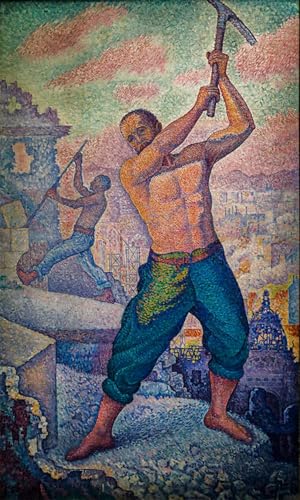 Tableau Signac le Démolisseur toile canvas tendue de haute qualite
