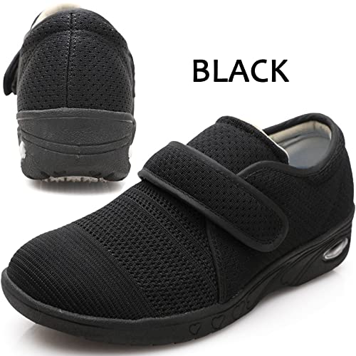 youyun Women's Diabetic Shoes Width X-Wide Shoe for Elderly Women Adjustable Closure Breathable Lightweight Non Slip for Swollen Feet Edema Widening Walking Shoes2
