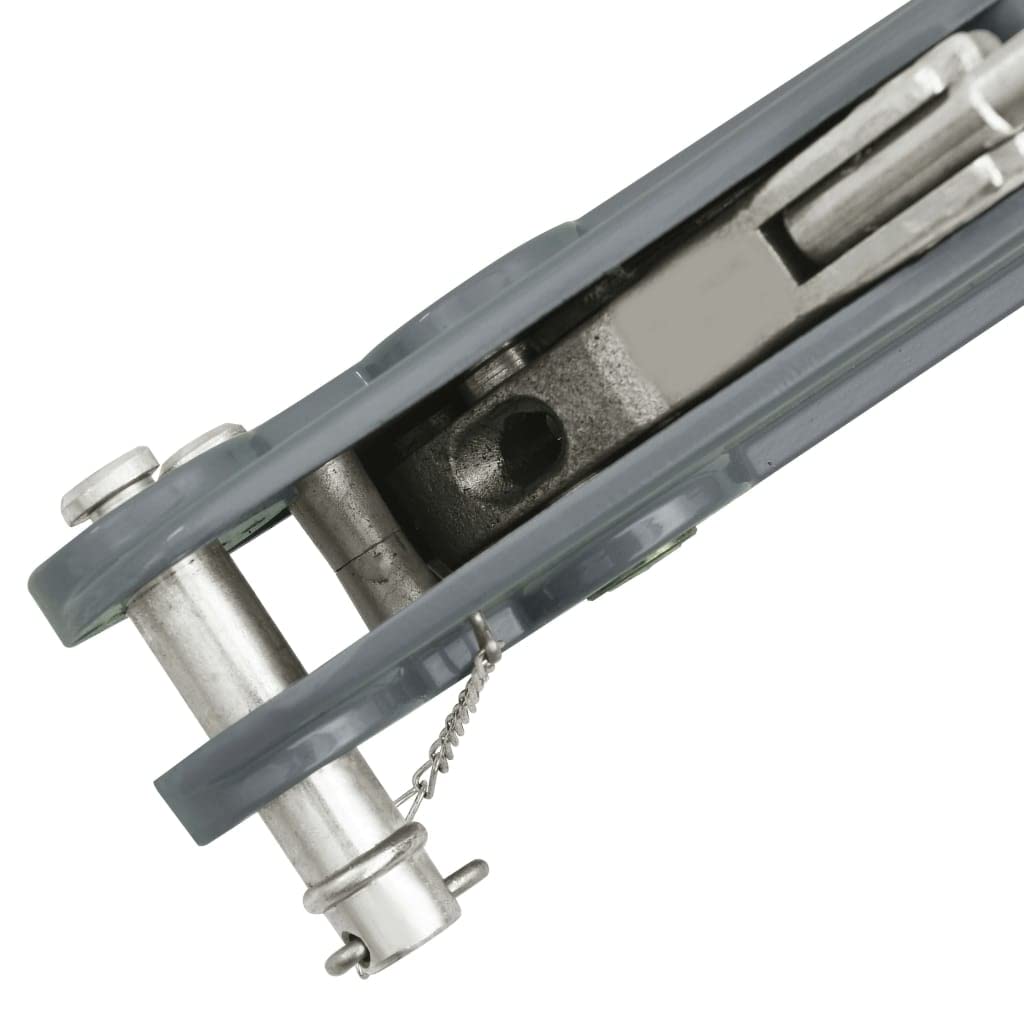 Seilzug 800 kg Handwinde mit 20 m Stahlseil und Sicherheitsverriegelung, Aluminiumgehäuse, geeignet für Forstwinde, Kettenzug, Flaschenzug, Heben, Ziehen, Bergen, Schleppen im Auto, Boot