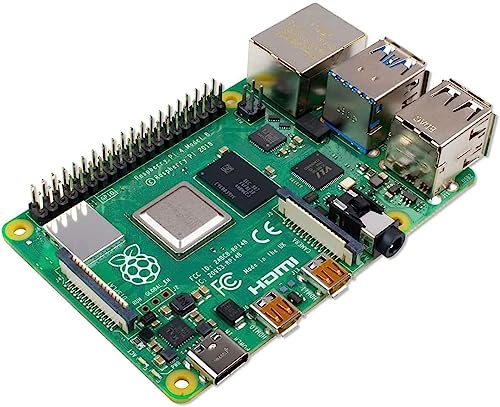 Image of Raspberry Pi 4 Model B 8GB RAM DDR4 64-bit SoC @ 1.5GHz Single Board Computer Motherboard