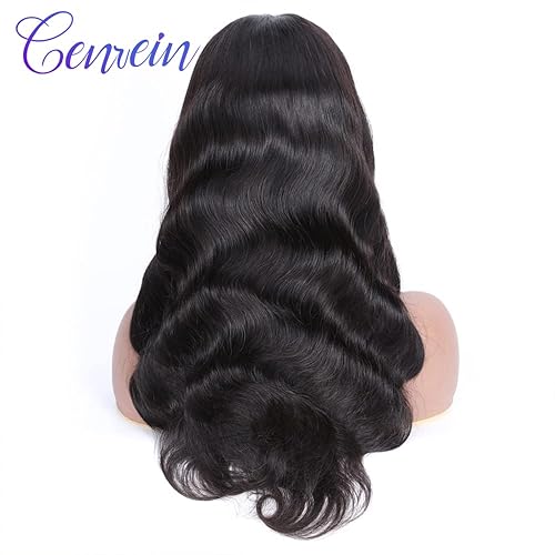 Miniatura 3 de Pelucas de cabello humano con encaje frontal de 13 x 4 para mujeres negras, cabello humano brasileño ondulado de 12 pulgadas (color natural)