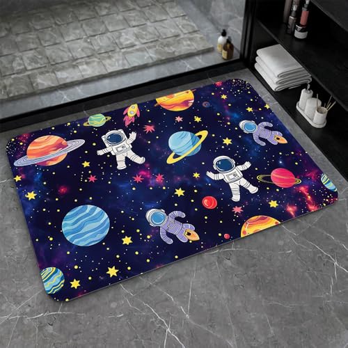 Alfombra de baño de diatomeas con diseño de mariposas moradas 2