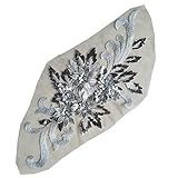 High-end 3D Flower Applique,Beaded,Sequined,Floral Patches Wedding Lace Appliques Motif Sew on Dress Polychromatic Option Golden/Pink/Red/gray/Violet/green Color