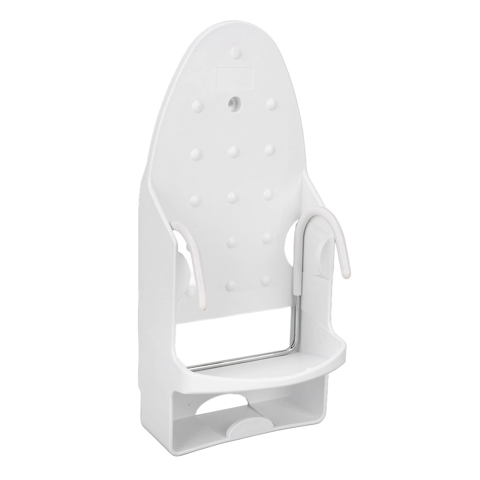 Appendiabiti per Ferro e Asse da Stiro, Supporto Elettrico Resistente Al Calore 2 in 1 Montaggio a Parete Porta Plancha Soporte de Planchar Rack con Gancio per il Bagno di