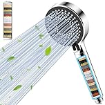 Magichome Hard Water Filter Shower Head with 20 Stage Filter, 5 Modes High Pressure Filter Shower Head for Residual Chlorine Remove