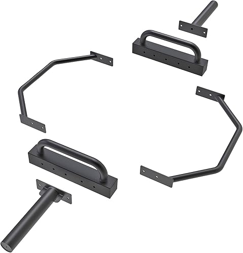 Miniatura 4 de SELEWARE - Barra hexagonal olímpica para pesas olímpicas de 2 pulgadas, barra de trampa de levantamiento de pesas hexagonal maciza, barra de