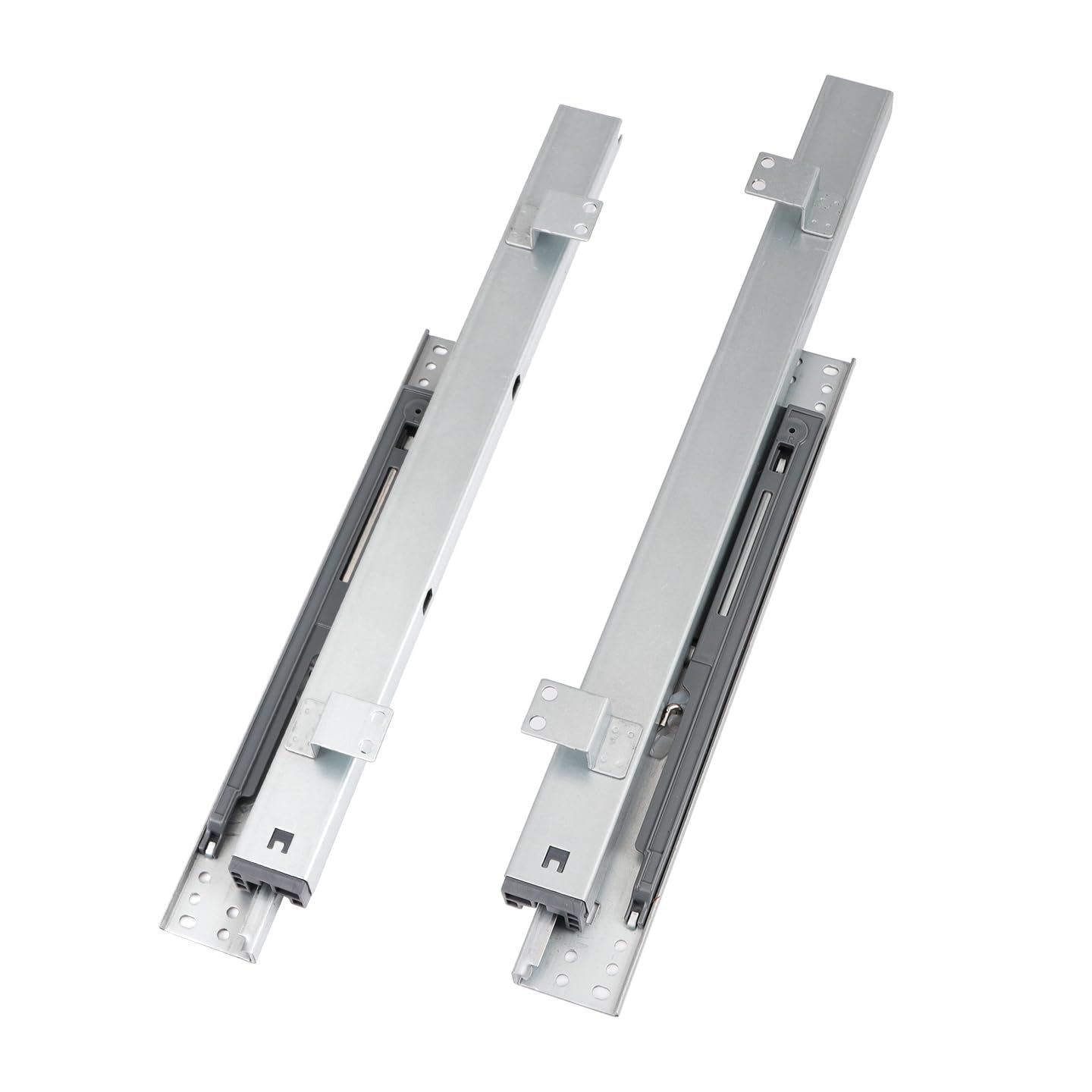 Guias Correderas Para Cajones Folding Pull-Out Bottom Mounted Linear Track Jewelry Cabinet Hidden Drawer Slide(457mm)