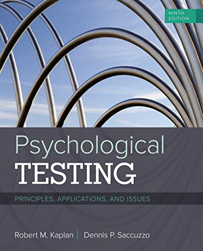 Psychological Testing: Principles, Applications... 1337283533 Book Cover
